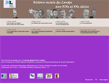 Tablet Screenshot of histoiresocialedeslandes.org